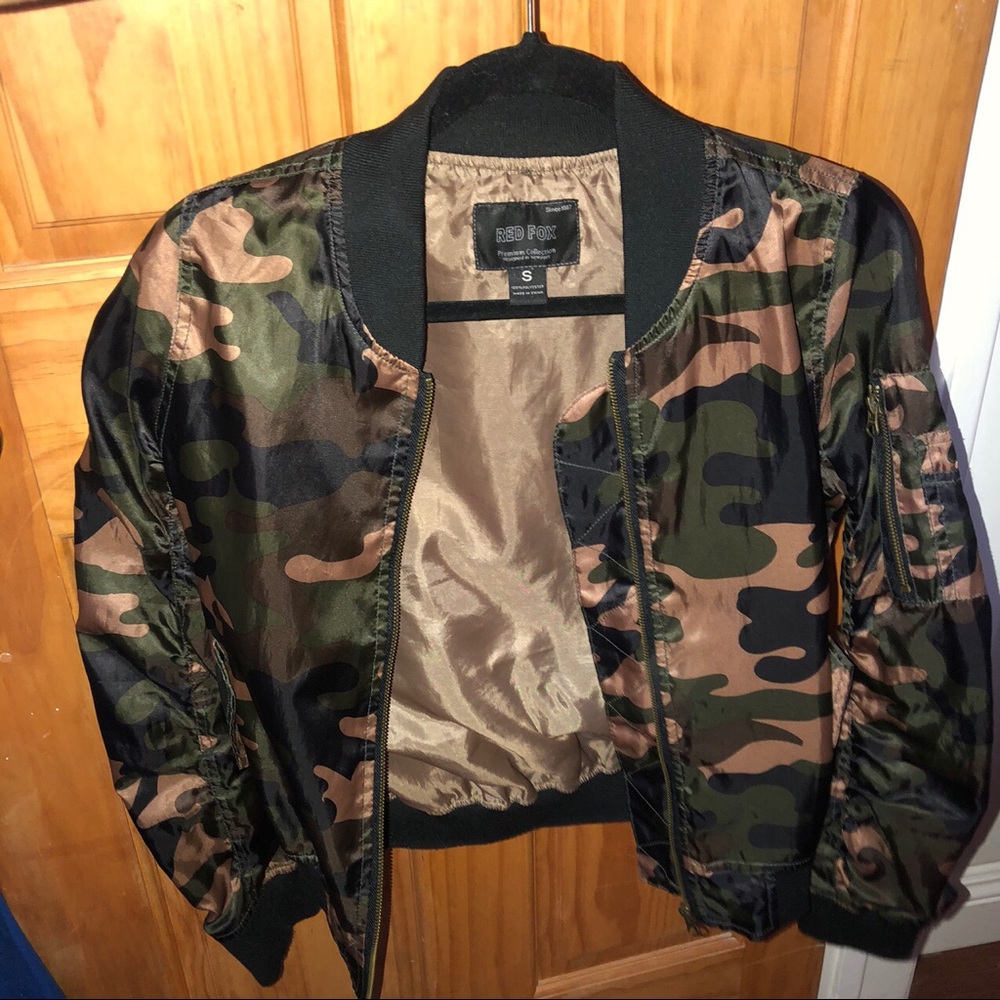 Camo Bomber Jacket